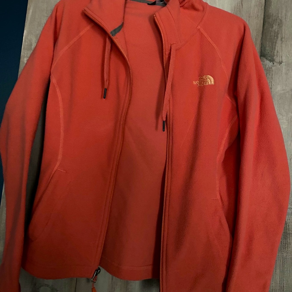 Pink fleece jacket